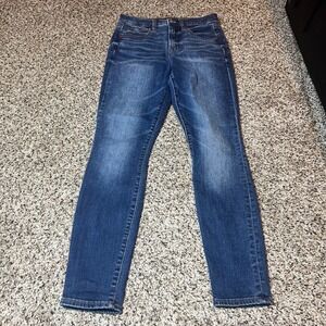 Gap Denim Skinny Jeans Dark Wash‎ Stretch Casual Everyday Comfort Size 2/26